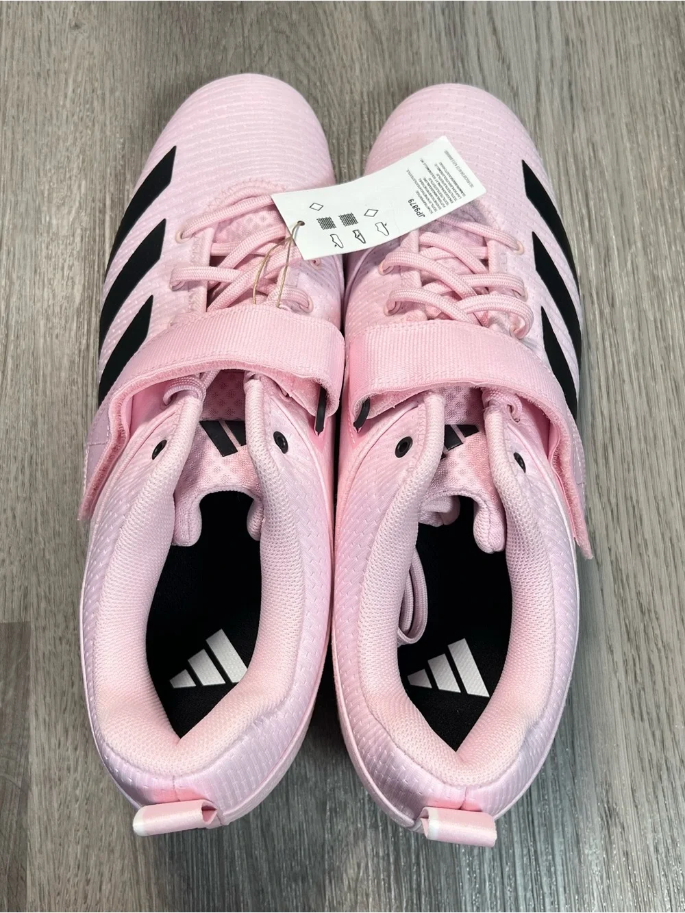 New‎ Adidas Powerlift 5 Weight Lifting Gym Shoes Men’s Sz 14 JP9879 Pink White